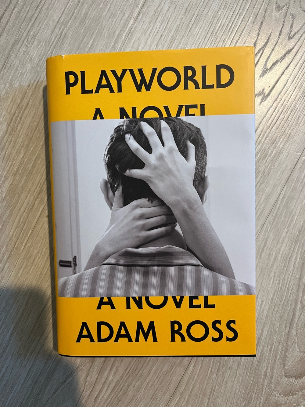 Playworld by Adam Ross — Yellow Hardcover Novel